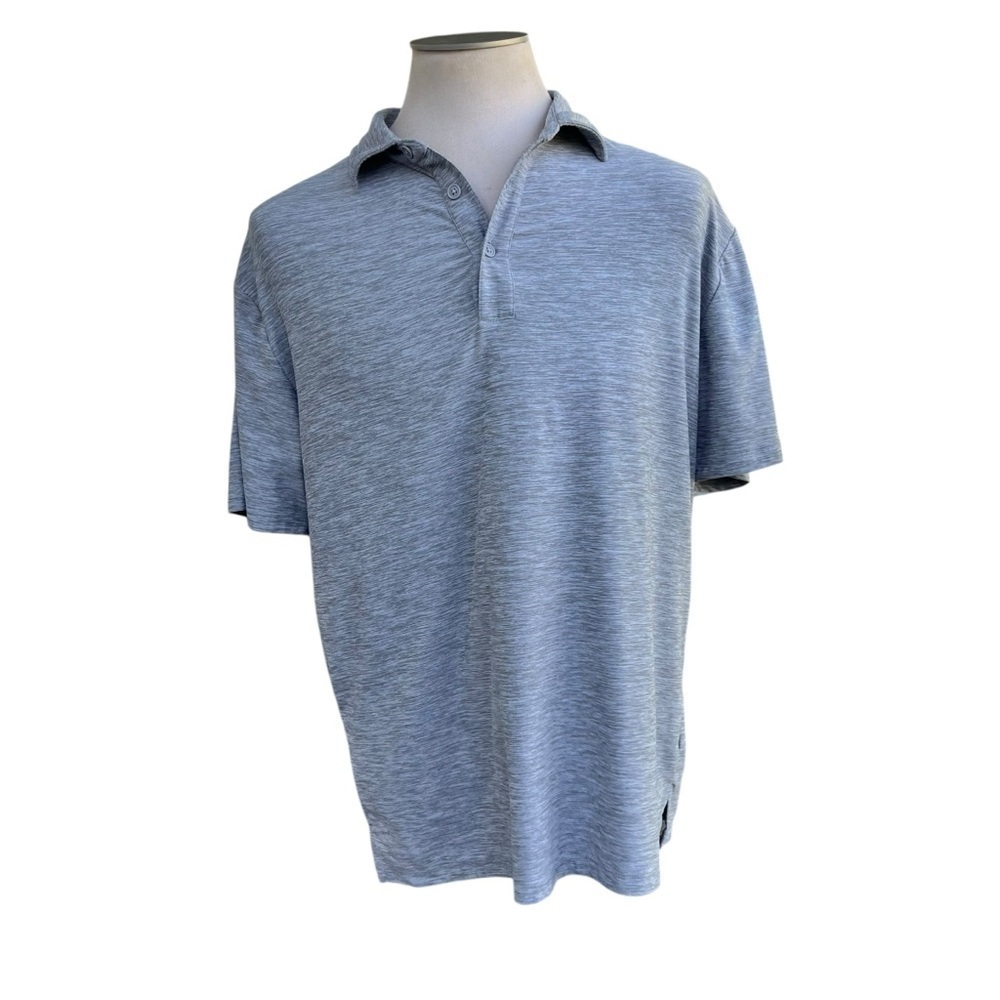 Lakota Men’s Heather Gray Performance Polo - Size Large